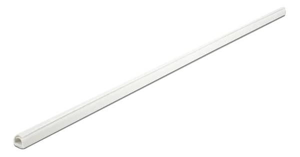 DeLOCK Cable Duct Mini self-closing self-adhesive 10x10mm 1m white
