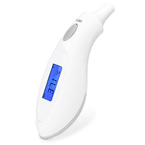 Alecto BC-27 Infrarødt øretermometer hvit