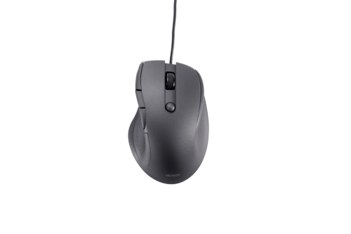 Deltaco Silent Wired Office mouse 5 buttons, 600-1200 DPI, black