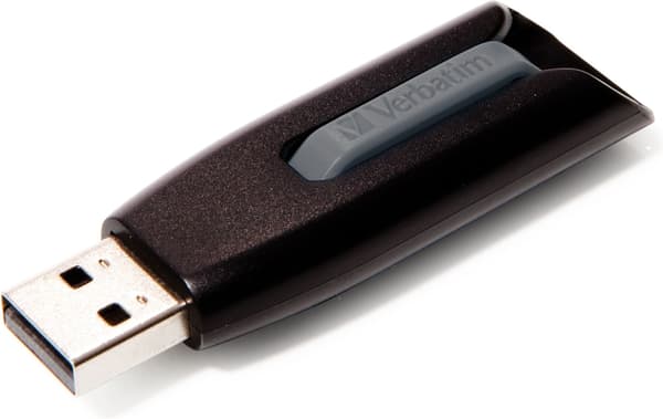 Verbatim USB 3.0 memory, Store'N'Go V3, 16GB, sort/grå