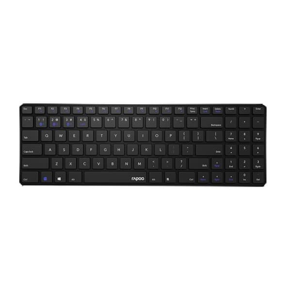 Rapoo Tastatur E9100M Wireless Multi-Mode Sort