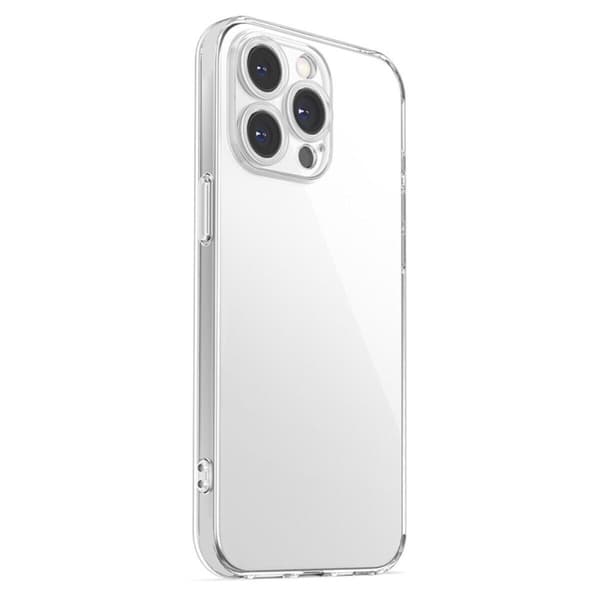 Slank TPU-etui til iPhone 15 Plus, gennemsigtig