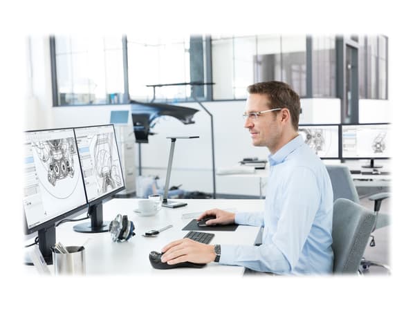 3Dconnexion SpaceMouse Pro Wireless Trådløs Sort