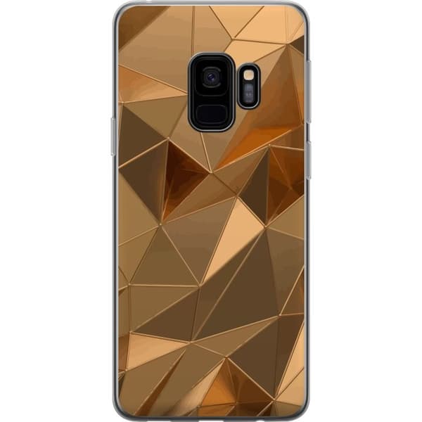Mobildeksel til Samsung Galaxy S9 med 3D Gull motiv