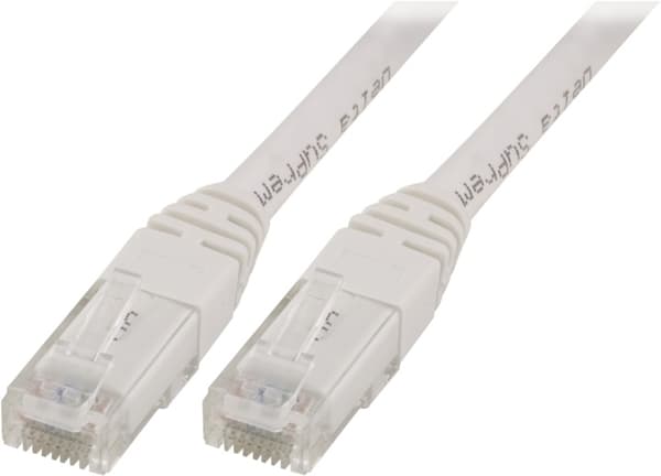 DELTACO U/UTP Cat5e patchkabel, 2m, hvid
