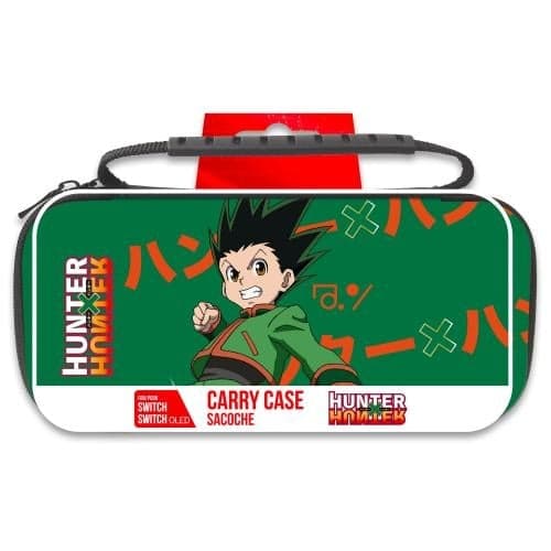 Trade Invaders Kotelo Hunter X Hunter Slim Switchille ja Switch Oledille - vihreä - Gon