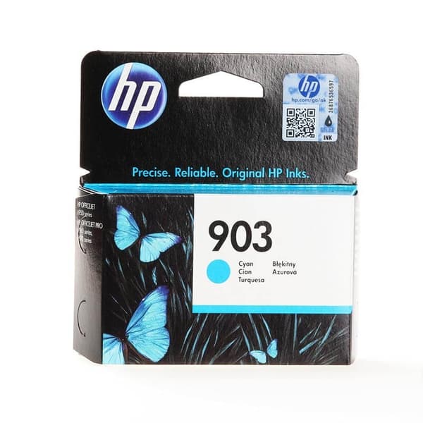 HP Blæk T6L87AE 903 Cyan
