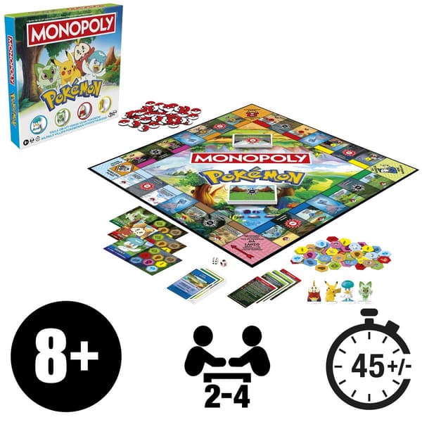 Hasbro gaming Lautapeli Monopoly Pokemon (SE/FI)
