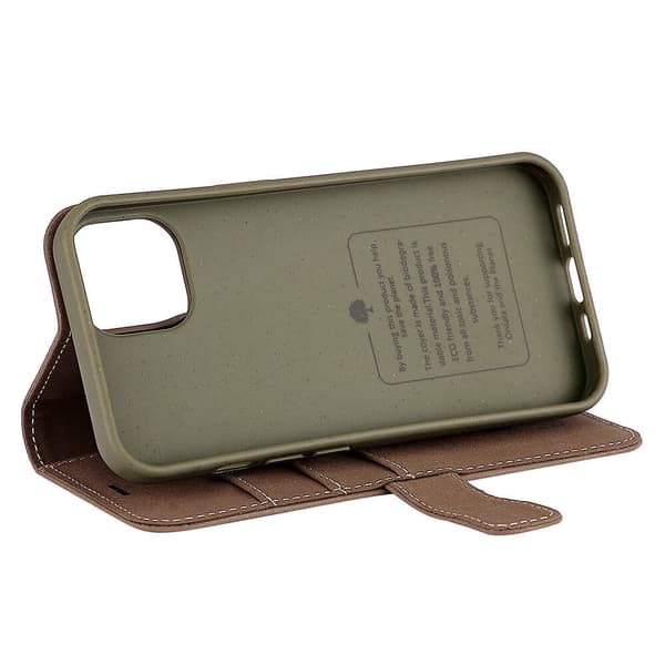 Onsala ECO Mobiletui  iPhone 13 Brun
