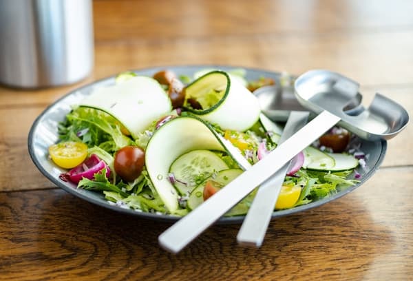 Orrefors Jernverk Salatbestikk i rustfritt stål
