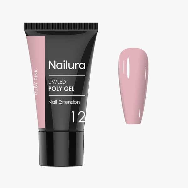 Nailura Poly Gel 12 – Ruby Pink – 30 ml