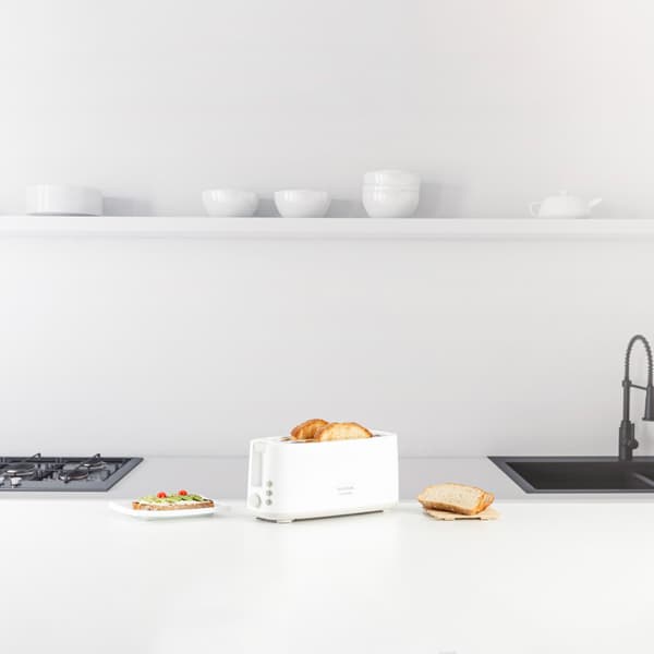 Taurus Brödrost Toastissimo Långt Spår Vit