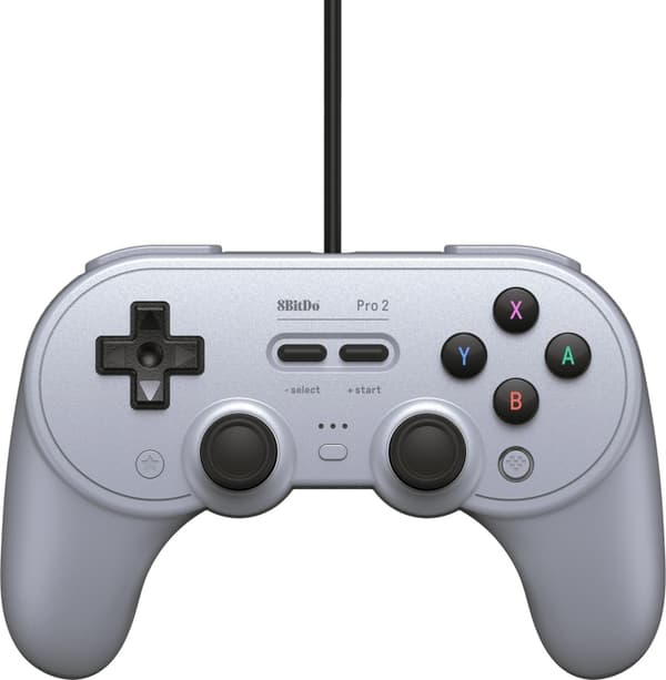 8BitDo Pro 2 Wired Gray Edition -peliohjain Switch / PC