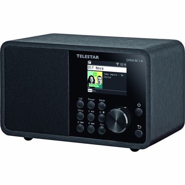 TELESTAR DIRA M 1 A EWF Kompakti mono monitoimiradio musta