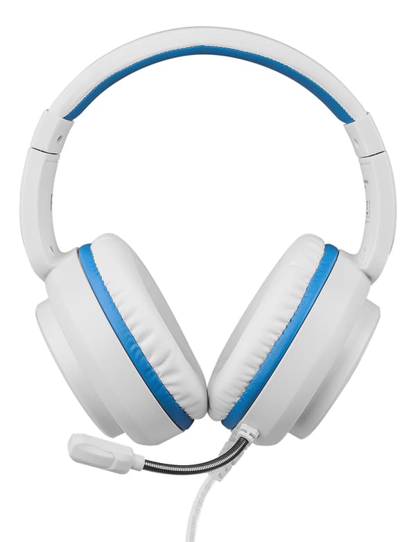 deltaco_gaming Headset for Sony Playstation 5, 2m cable, 40mm element, whit