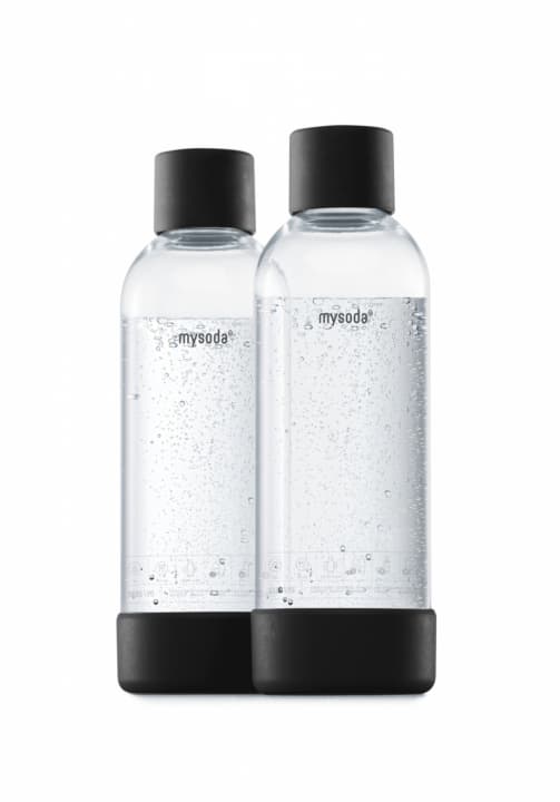 Mysoda PET-flaska 1L 2-pack, Svart