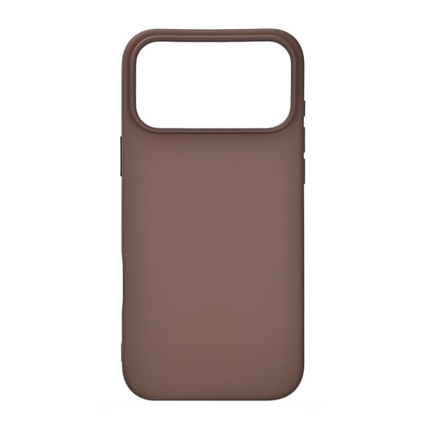Onsala Mobildeksel med silikonfølelse Chocolate - iPhone 17 Pro Max