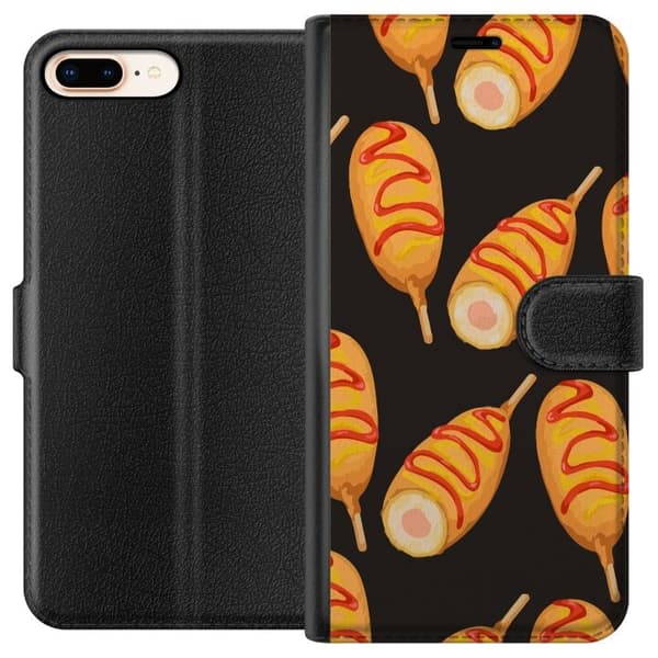 Lommeboketui til Apple iPhone 7 Plus med Kyllinglår motiv