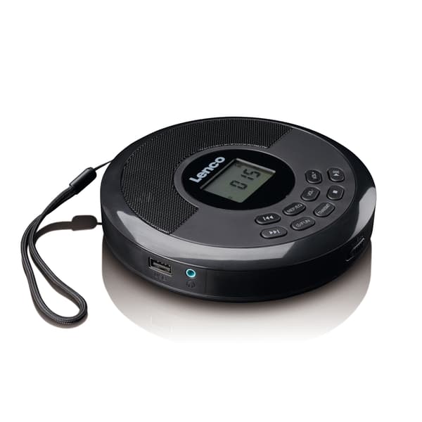 Lenco Discman, jossa on Bluetooth® ja sisäänrakennetut kaiuttimet