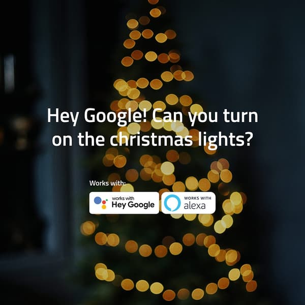 Hombli Smart Christmas Light LED-slinga 20m IP44