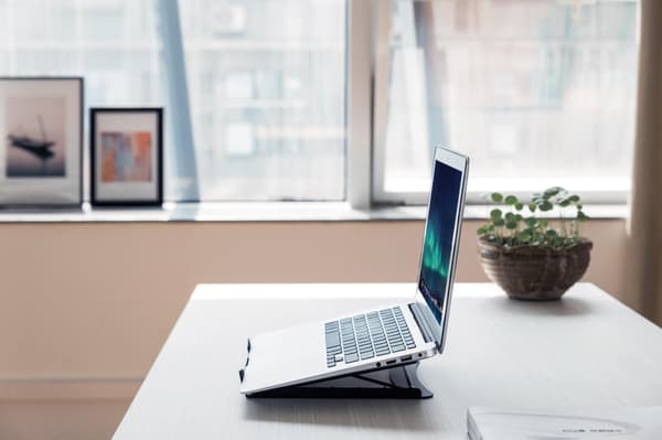 DELTACO Office, Foldable Laptop/Tablet Stand, 5 positions