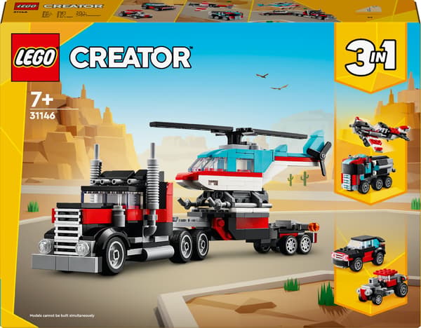 LEGO Creator 31146  - Lava-auto ja helikopteri