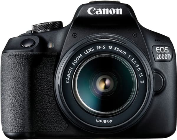 Canon EOS 2000D systemkamera + 18-55 mm IS II