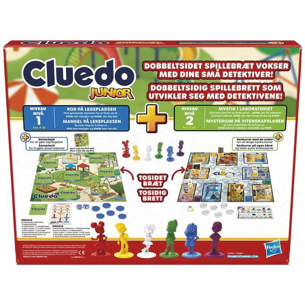 Hasbro Cluedo Junior 2 spel i 1 (DK/NO)