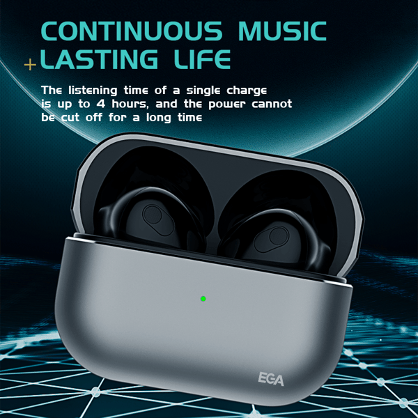 ET03 True Wireless Bluetooth-hörlurar, Svart