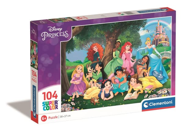 Clementoni 104 biter puslespill Barn Disney Princess