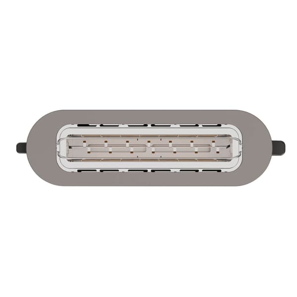 BLACK+DECKER Brødrister 1 Skive 1000W Lang Inox