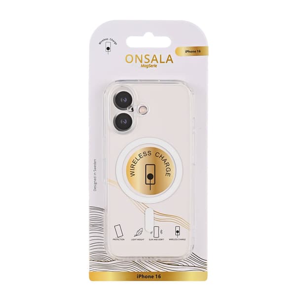 Onsala Mobilskal MagSeries Transparent - iPhone 16