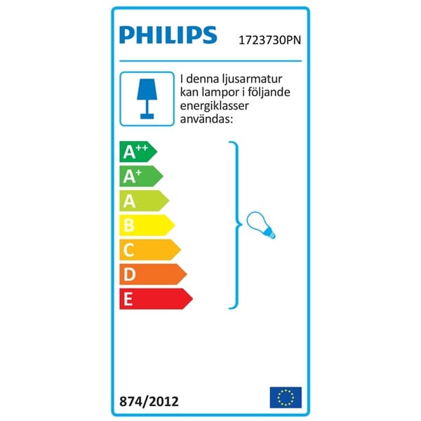 Philips myGarden Hoverfly vegglampe svart