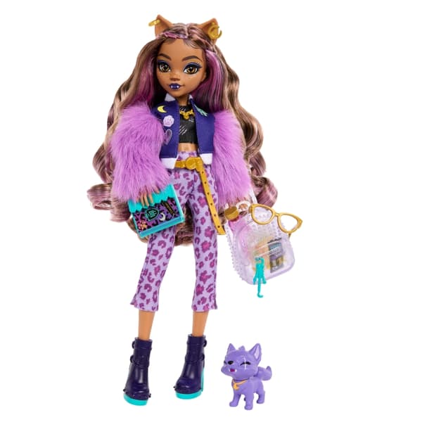Monster High - Core Doll med kjæledyr - Clawdeen (HRP65)