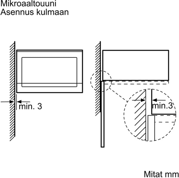 Bosch BFL520MB0 Serie 4 mikrobølgeovn, sort