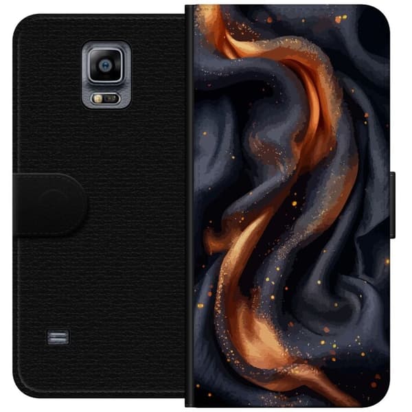 Plånboksfodral till Samsung Galaxy Note 4 med Eldigt silke motiv