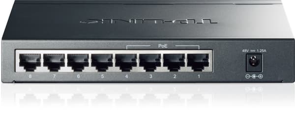 TP-Link switch 8x10/100/1000Mbps bordsmodell (TL-SG1008P)