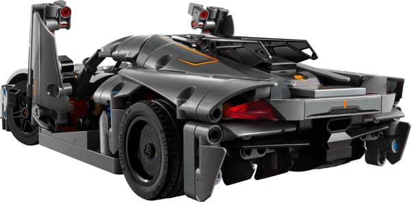 LEGO Technic 42173 - Harmaa hyperauto Koenigsegg Jesko Absolut