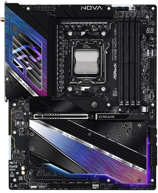 ASRock X870E Nova WIFI ATX-bundkort