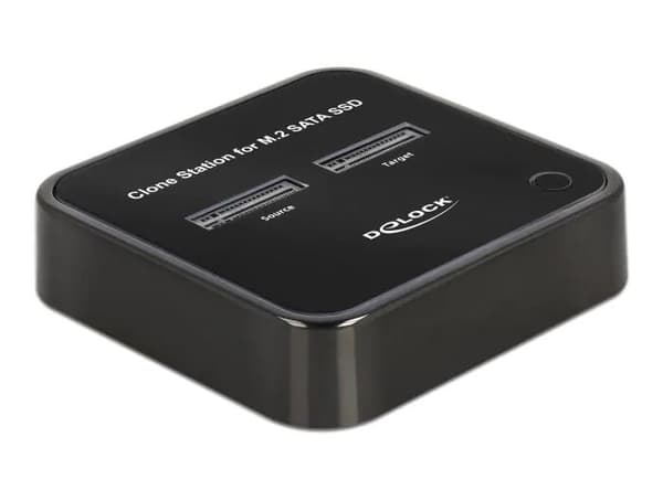 DeLOCK M.2-dokkingstasjon for 2 x M.2 SATA SSD med kloningsfunksjon