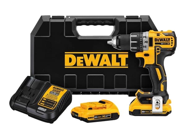 DeWALT DCD791D2 borrskruvdragare 2 batterier ingår Nyckellös chuck