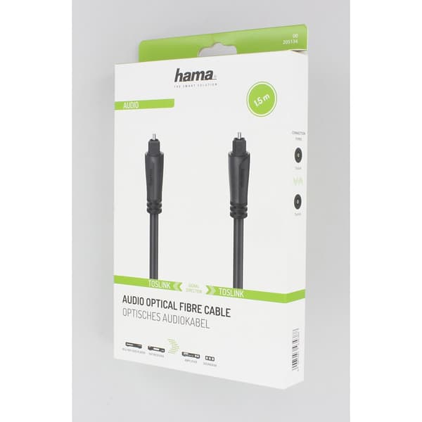 Hama Kabel ODT Svart 1,5m