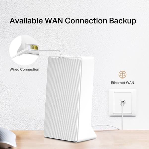 Mercusys MB130 4G LTE-modem og WiFi-router
