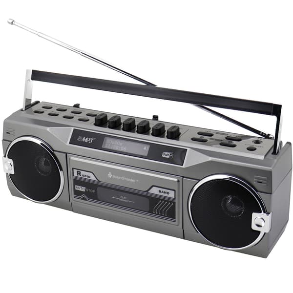 Soundmaster Retro kassettradio med Bluetooth