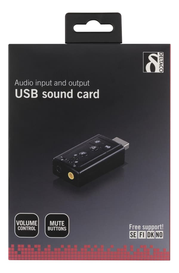 USB Ljudkort med Volymkontroll (UAC-03)