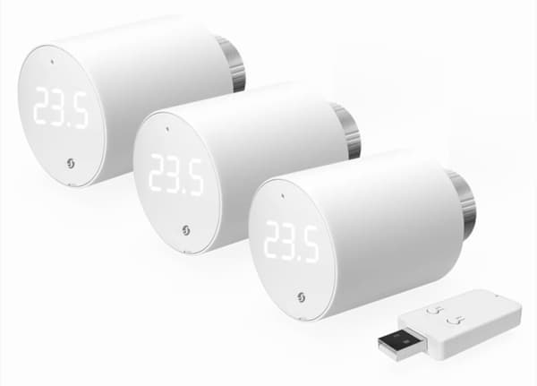 Shelly BLU TRV + BLU Gateway Gen3 – smart termostat, 3 st