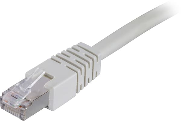 DELTACO F/UTP Cat6 patchkabel 30m, grå