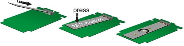 DeLOCK Adapter, interfacekonverter, SATA 22-pin til M.2 (NGFF), 6Gb/s,