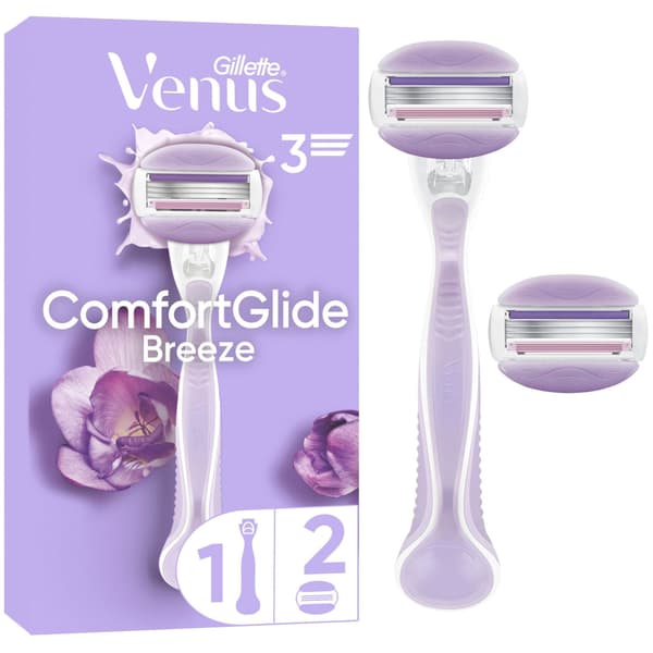 Gillette Rakhyvel Comfortglide Breeze + 2st rakblad