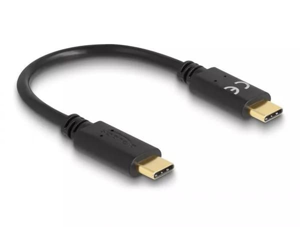 DeLOCK USB Type-C™ Charging Cable 15 cm PD 5 A with E-Marker
